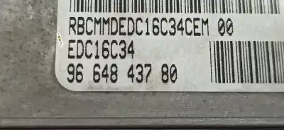 Second-hand car spare part ecu engine control for peugeot 308 confort oem iam references 9664843780 1943v5 / 1942we 9653958980 / 0281013872