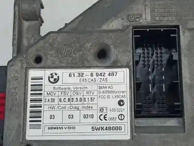 Second-hand car spare part ignition switch for bmw serie 7 (e65/e66) 4.0 740d oem iam references 61326942487  61326943826