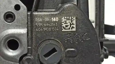 Second-hand car spare part front right door lock for citroen jumpy fugón club xl oem iam references 9808414080  