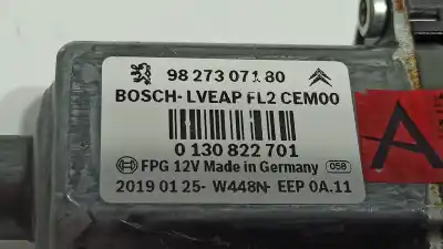 Peça sobressalente para automóvel em segunda mão elevador de vidros dianteira esquerda por citroen c4 cactus shine referências oem iam 9827307180 0130822701 9827189180 / 9833196280