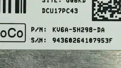 Pezzo di ricambio per auto di seconda mano centralina motore per ford transit courier ambiente riferimenti oem iam kv6a5h298da svha6a-12a650-aca / svha6a12a650aca 0281037114 / 1039t50429 / 2522597