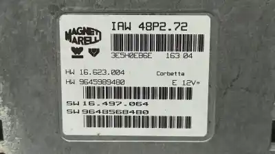 Pièce détachée automobile d'occasion calculateur moteur ecu pour citroen c3 1.1 furio références oem iam 1938gt 16497064 9648568480