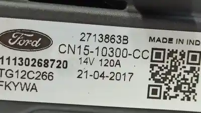 Second-hand car spare part alternator for ford ka+ ultimate oem iam references 2119650 cn1510300cc / 2713863b cn15-10300-cc / cn15-10300-cc