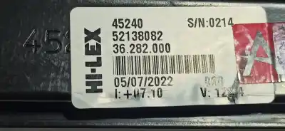 Second-hand car spare part driver left window regulator for fiat 500 e new 500 icon hb oem iam references 52138082  