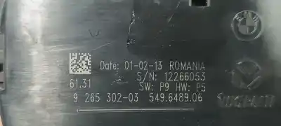 Автозапчастина б/у управління світлом для bmw serie 3 lim. (f30) 320d посилання на oem iam 61319265302  61316847511