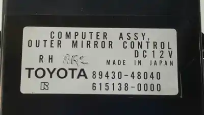 Pezzo di ricambio per auto di seconda mano modulo comfort per lexus rx300 (mcu15) premium riferimenti oem iam 8943048040  6151380000