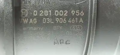 Second-hand car spare part flowmeter for audi a4 berlina (b8) basis oem iam references 03l906461a  0281002956
