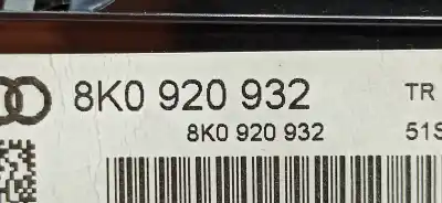 Peça sobressalente para automóvel em segunda mão quadrante por audi a4 berlina (b8) basis referências oem iam 8k0920932  503002561431