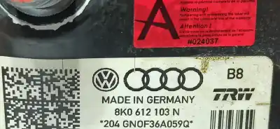 Peça sobressalente para automóvel em segunda mão servo freio por audi a4 berlina (b8) basis referências oem iam 8k0612103n  8k0612107d