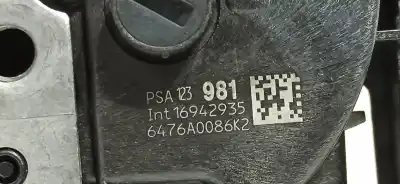 Second-hand car spare part left front door lock for citroen c3 business oem iam references 9812398180 123981 16942935