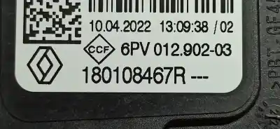 Автозапчастина б/у педальний потенціометр для renault clio v edition one посилання на oem iam 180108467r  6pv012902