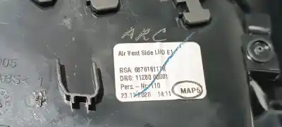 Peça sobressalente para automóvel em segunda mão saída de ar lateral esquerda por renault clio v life referências oem iam 687616111r  687610281r