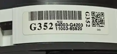Автозапчастина б/у панель інструментів для hyundai i30 fastback klass посилання на oem iam 94003g4203 11003-85820 94003-g4203