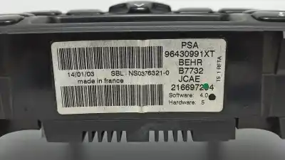 Pezzo di ricambio per auto di seconda mano controllo climatico per peugeot 307 break / sw (s1) sw pack riferimenti oem iam 6451yz  96430991xt