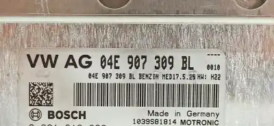 Second-hand car spare part ecu engine control for seat leon (5f1) reference oem iam references 04e907309bl 04e906027gr5f0 / 04e906027gr 0261s12606 / 1039s81814