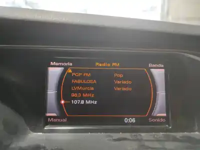 Second-hand car spare part multifunction display for audi a4 berlina (b8) e oem iam references 8t0919603f  