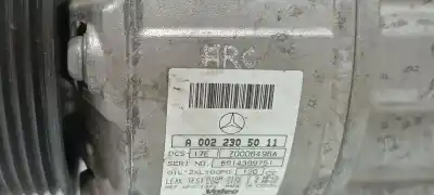 Recambio de automóvil de segunda mano de compresor aire acondicionado para mercedes clase c (w204) berlina c 200 cdi (204.007) referencias oem iam a0022305011  a0022303411