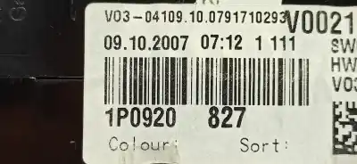 Second-hand car spare part dashboard for seat leon (1p1) reference oem iam references 1p0920827 1p0920827f 1p0920827fxz01 / 1p0920827fx
