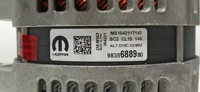 Recambio de automóvil de segunda mano de alternador para peugeot 208 (p2) active referencias oem iam 9835688980 ms1042117143 / 1675454280 ms1042117143