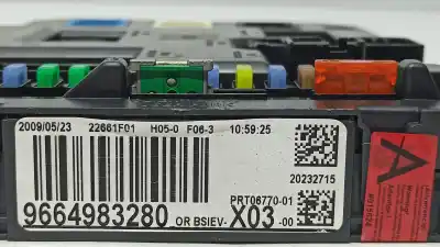 Pièce détachée automobile d'occasion boîtes à fusibles pour citroen c3 1.4 hdi cool références oem iam 6580tr 9664983280 657079