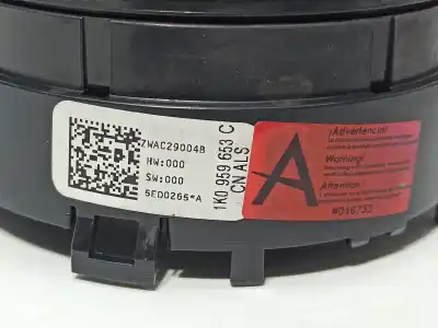 Автозапчасти б/у кольцо подушки безопасности за seat leon (1p1) reference ссылки oem iam 1k0959653c   Автозапчасти б/у кольцо подушки безопасности за seat leon (1p1) reference ссылки oem iam 1k0959653c