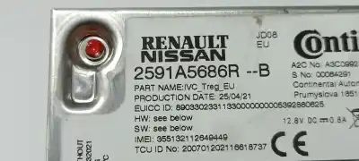 Автозапчасти б/у электронный модуль за renault captur ii edition one ссылки oem iam 2591a5686r  