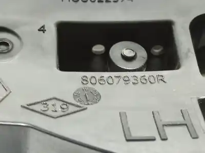 Second-hand car spare part exterior left front door handle for renault clio v experience oem iam references 806079360r  