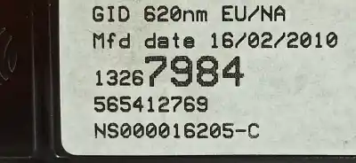 Second-hand car spare part multifunction display for opel astra j lim. enjoy oem iam references 13267984 22858076 565412769