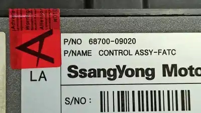 Автозапчастина б/у клімат-контроль для ssangyong kyron 200 xdi limited посилання на oem iam 6870009020  68700-09020