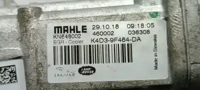 Peça sobressalente para automóvel em segunda mão radiador de gases de escape (egr) por land rover range rover evoque evoque referências oem iam lr144571 k4d39f464dc k4d39f464da / k4d39f464db / lr125615