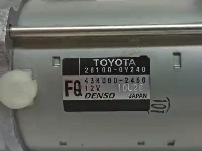 Peça sobressalente para automóvel em segunda mão motor de arranque por toyota auris active referências oem iam 281000y240 4380002460 / 438000-2460 28100-0y240
