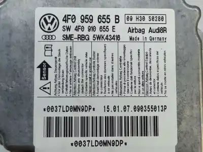 Автозапчастина б/у блок управління подушками безпеки для audi a6 avant (4f5) 2.0 tdi посилання на oem iam 4f0959655b 4f0910655e00h 4f0910655e / 09h30s0280