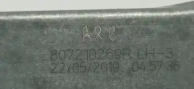 Second-hand car spare part driver left window regulator for renault captur intens oem iam references 807210269r  