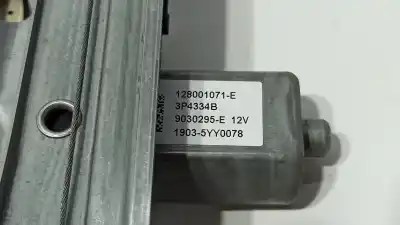 Second-hand car spare part passenger side right window regulator for renault captur limited oem iam references 807200713r 9030295e 128001102e