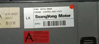 Pezzo di ricambio per auto di seconda mano controllo climatico per ssangyong kyron 200 xdi limited riferimenti oem iam 6870009020  