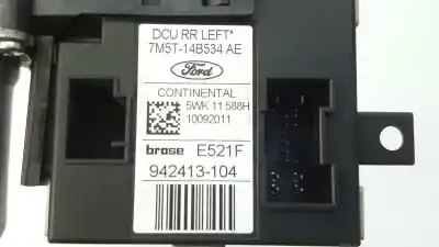 Second-hand car spare part rear left window motor for ford kuga (cbv) titanium oem iam references 1767046 7m5t-14d218-yc / 7m5t14d218yc 5wk11588h / 7m5t14b534ae / e521f