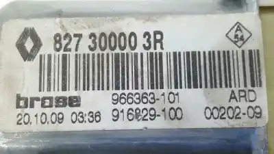 Gebrauchtes Autoersatzteil fenstermotor hinten rechts zum renault megane iii berlina 5 p dynamique oem-iam-referenzen 827300003r 0130822331 966363-101