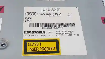 Автозапчасти б/у аудиосистема / радио cd за audi a8 (4e2) 3.0 v6 24v tdi ссылки oem iam 4e0035110a 4e0910110cx 4e0910110c