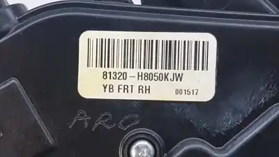Second-hand car spare part front right door lock for kia stonic (ybcuv) tech oem iam references 81320h8050  
