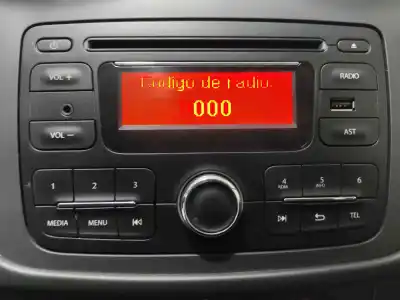 Piesă de schimb auto la mâna a doua sistem audio / cd radio casetofon pentru dacia logan ii ambiance referințe oem iam 281153889r 280213803r 281155248r