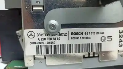 Автозапчастина б/у gps навігаційна система для mercedes-benz clase s (w220) berlina 320 cdi (220.025) посилання на oem iam a2208205889  7612500040