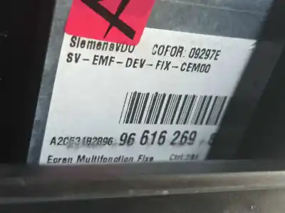 Second-hand car spare part gps navigation system for citroen c6 básico oem iam references 6563zl 9661626980 96832957zd