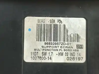 Second-hand car spare part gps navigation system for citroen c6 básico oem iam references 6563zl 9661626980 96832957zd