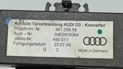 Автозапчастина б/у електронний модуль для audi a8 (4e2) 3.2 посилання на oem iam 4e0919064  