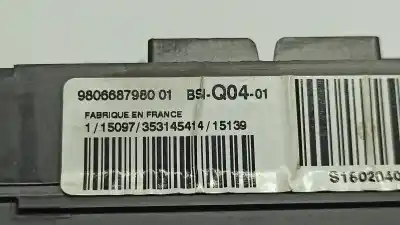 Second-hand car spare part fuse box unit for citroen c4 picasso feel oem iam references 9806687980  s180204004b
