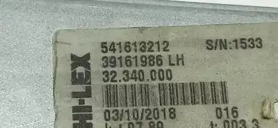 Second-hand car spare part driver left window regulator for opel corsa e 120 aniversario oem iam references 39161986 541613212 13447038