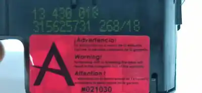 Pezzo di ricambio per auto di seconda mano interruttore alzacristalli anteriore destro per opel corsa e 120 aniversario riferimenti oem iam 13430018  315625731