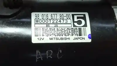 Pezzo di ricambio per auto di seconda mano motorino di avviamento per citroen c4 picasso feel riferimenti oem iam 9801667780  m000t22473
