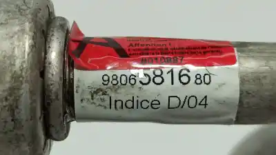 Автозапчастина б/у труби кондиціонації для citroen c4 picasso feel посилання на oem iam 9806581680  