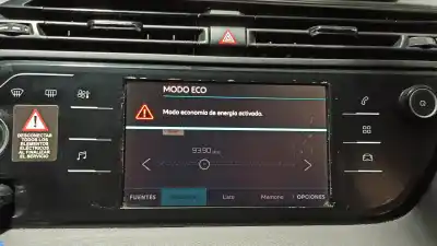 Second-hand car spare part multifunction display for citroen c4 picasso feel oem iam references 9825029380 9831652880 98248992xy